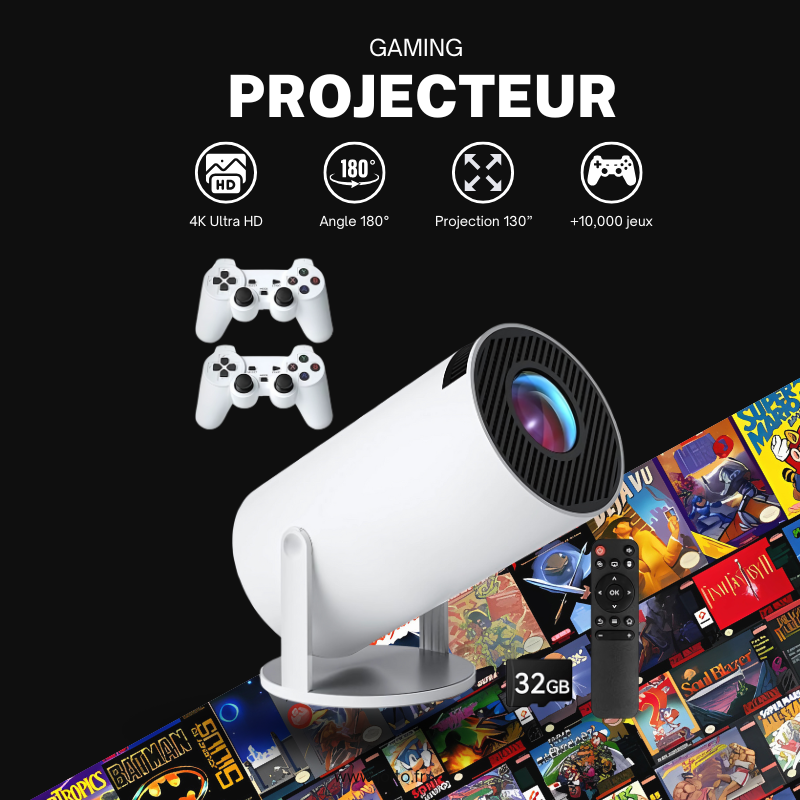 GameCast™ - Projecteur Gaming
